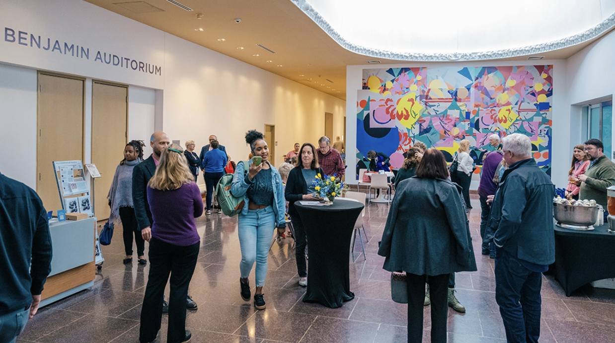 Inside of Weatherspoon Art Museum